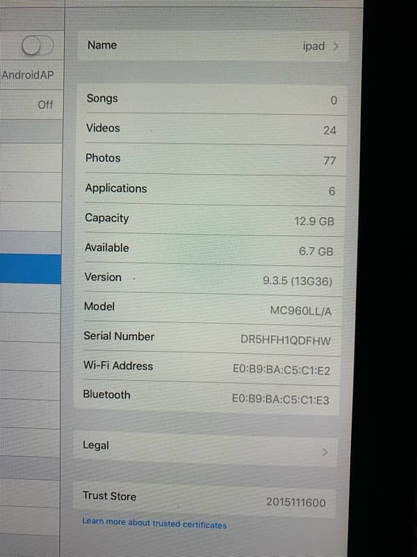 apple ipad 2 16gb no open no repair 11