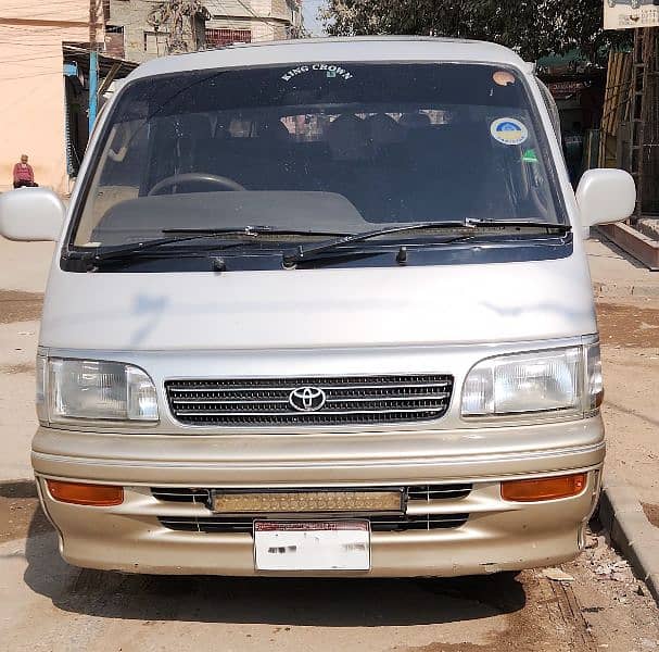 Toyota Hiace 1998 registered 2013 0