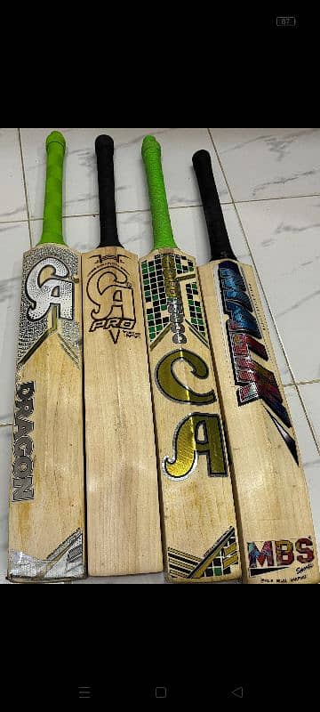 CA Cricket bats 1