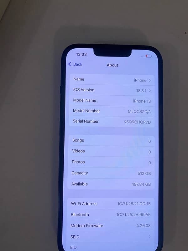 Iphone 13 Midnight Blue 512 GB 3