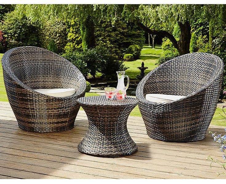 Rattan dining set for garden, taress, rasturrant and cofe shope 9