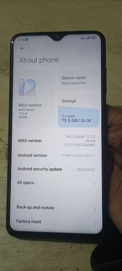 Redmi note 8 pro 6/128 all ok 9/10 condition Pubg 60 fps supported