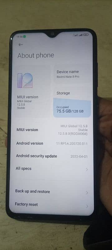 Redmi note 8 pro 6/128 all ok 9/10 condition Pubg 60 fps supported 0