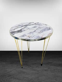 1 Pcs Round Coffee Table HIGH Gloss End Tables. Decoration Table