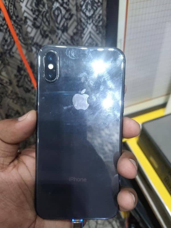 I phone x black color panel Chang only non pta 256gb 1