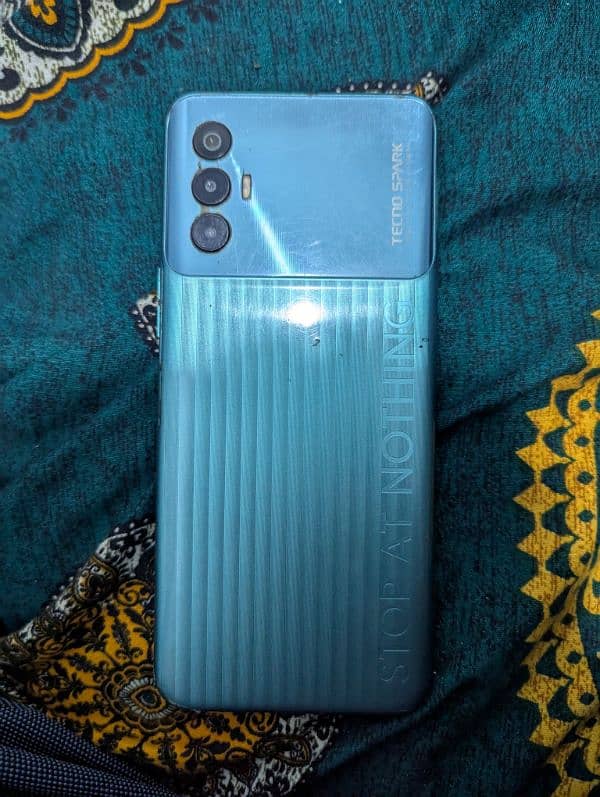 Tecno Spark 8 pro with original box and charger 0