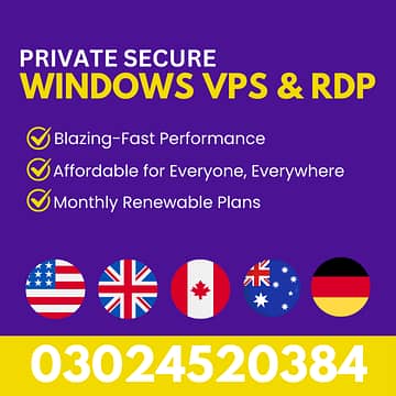 Fast Secure Windows VPS/RDP With Full Admin Access 0