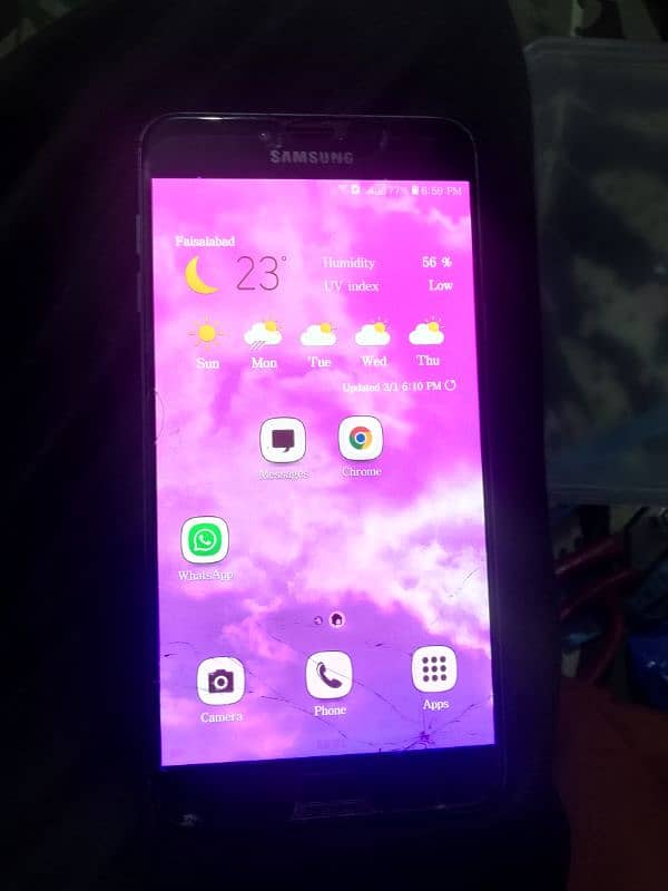 Samsung Galaxy C7 glass break hy 0