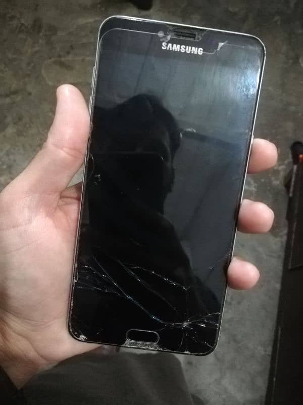 Samsung Galaxy C7 glass break hy 3