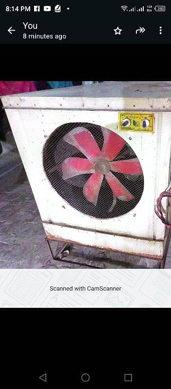 AIR COOLER JUMBO SIZE 100% PURE  COOPER MOTOR . CHILLER COOLER BIG AIR 2