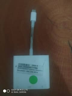 apple  av ct type splitter/adaptor