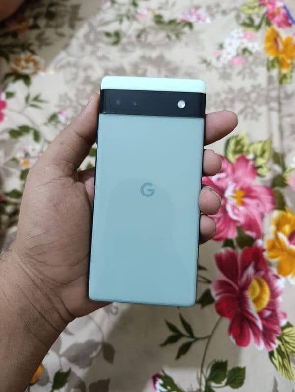 Google pixel 6a 6/128 physical+ esim pta approved 10/10 condition 0