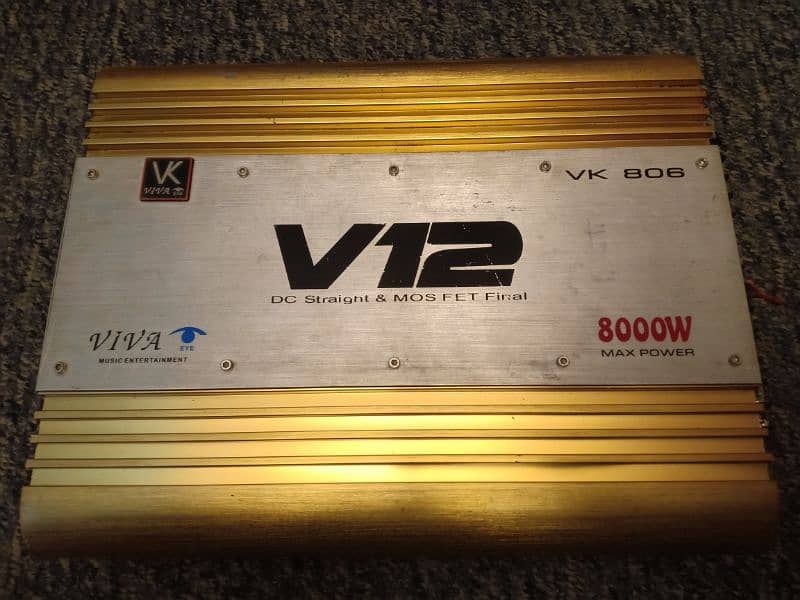 V12 8000W 4Channel AMP 0