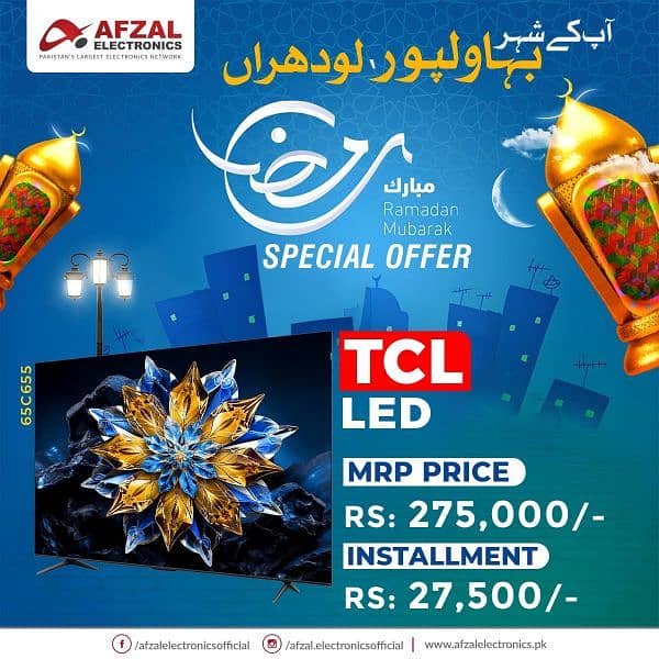 Tcl and Haier led available on Easy instalment with 0% Markup 3