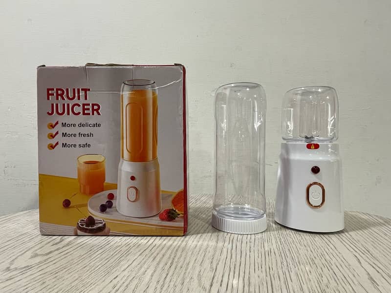 Portable Dual-Cup Juicer - 450ml, USB Rechargeable, Ideal for Students 1