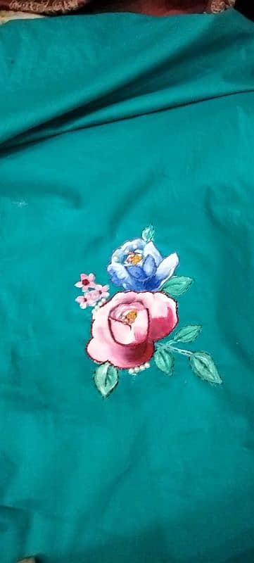 beautiful hand painting shirt 2