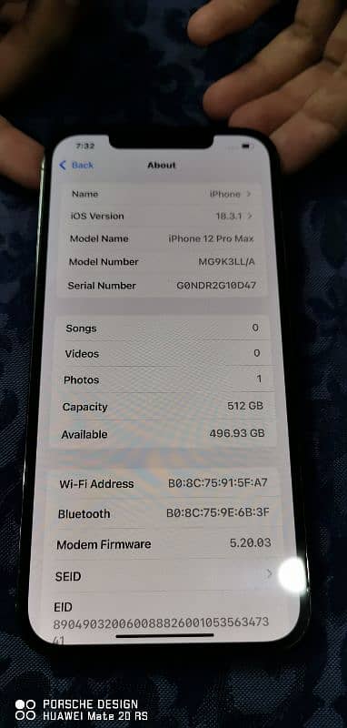 iphone 12 pro max 512GB 7