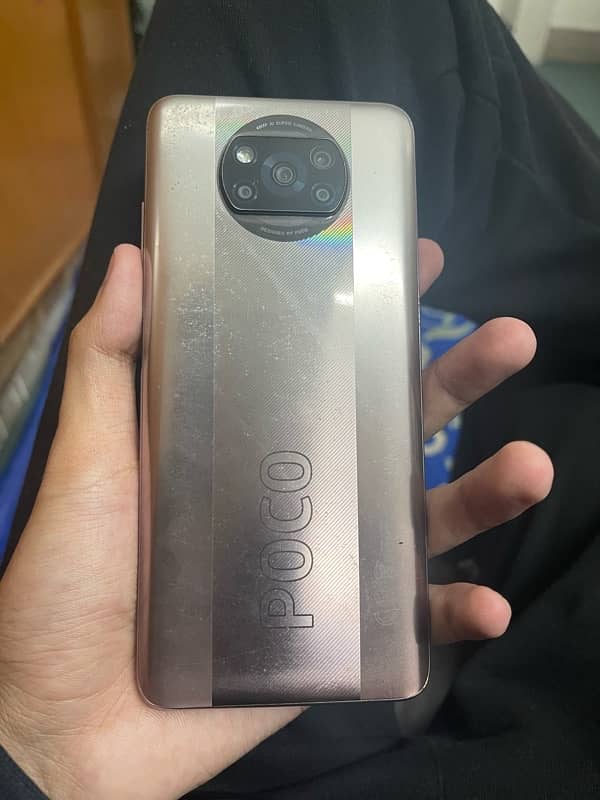 selling poco x3 pro 8/256 pta approved with imei match box 2