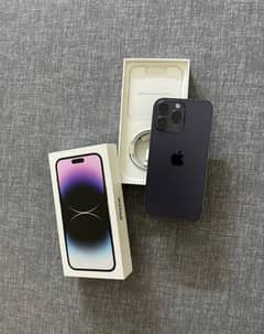 apple iPhone 14 pro max pta approved official 10 by 10  with full box