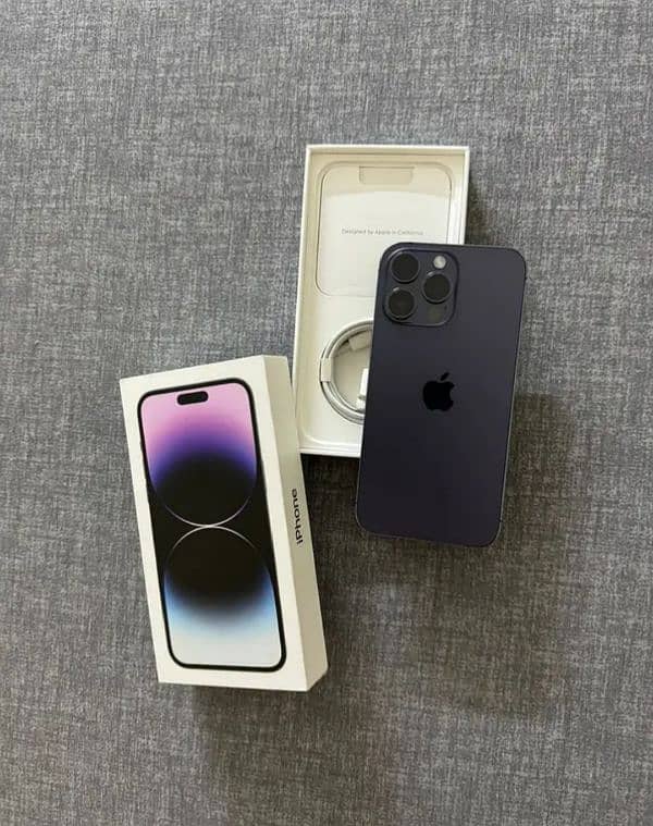 apple iPhone 14 pro max pta approved official 10 by 10  with full box 0