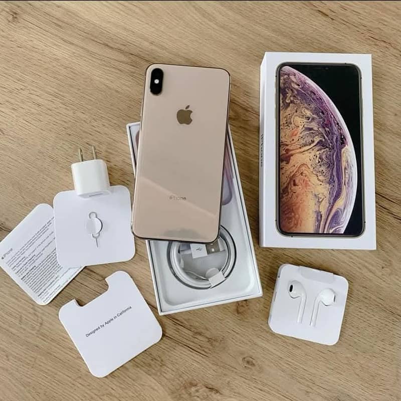 Apple Iphone X's Max 256 GB PTA Approved Gold ( 0344 2455364 WhatsApp 0