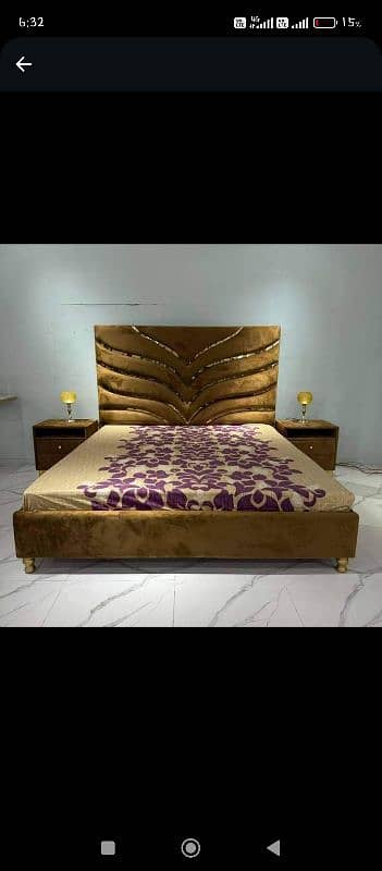 Bed | Double Bed | king bed | king size bed | Poshish bed | Furniture 1