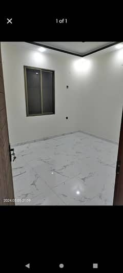 2 Bed Lounge Studio Flat DHA Badar Commercial Tile Flooring Family Building . ) 03212151005