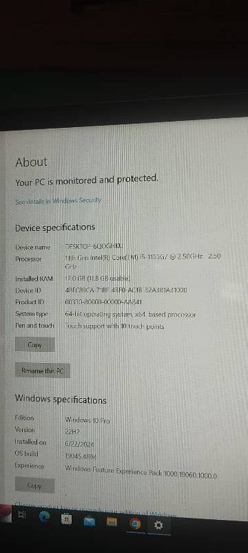 Hp Pavilion Cor i 5 11th gen 1