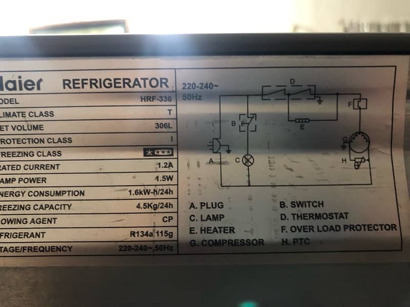 haier HRF 336 Frige for sale New box pack 2