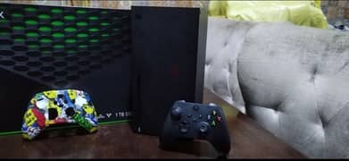 Xbox X 1TB with 2 Orignal Controllers.