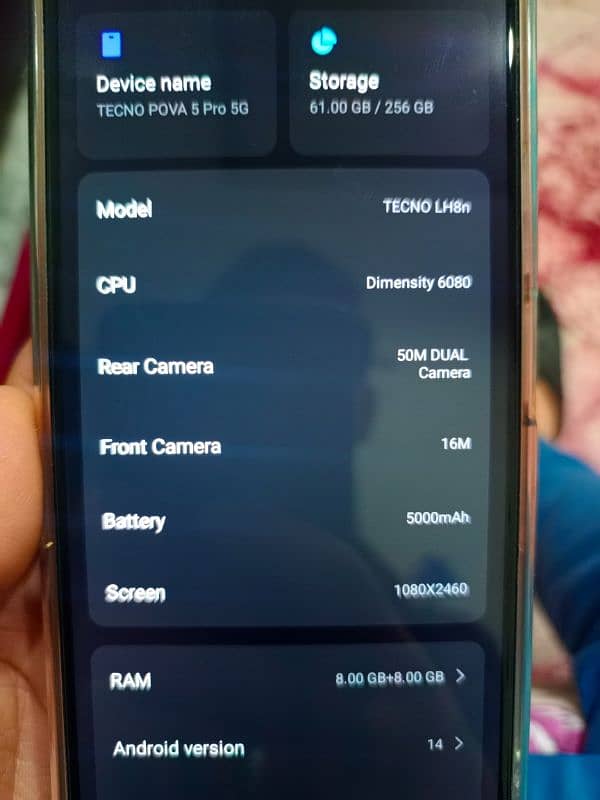 tecno pova 5pro 5G 3