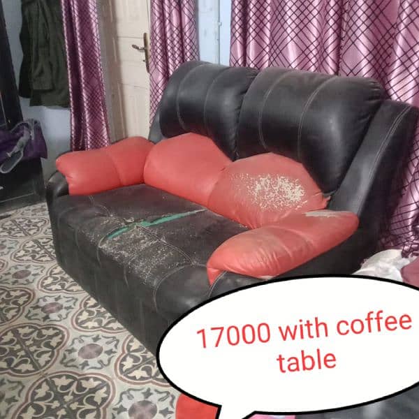 sofa with coffee table 0