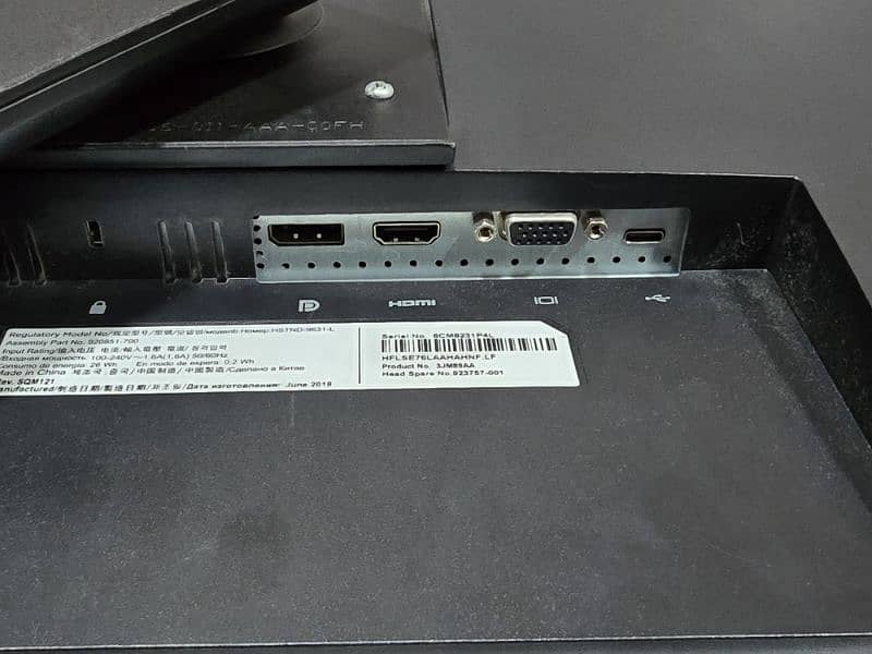 hp E273q 27" moniter (type c) 5