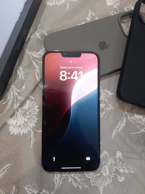 Iphone 13 pro max with box 256gb Pta approve dual physical 0