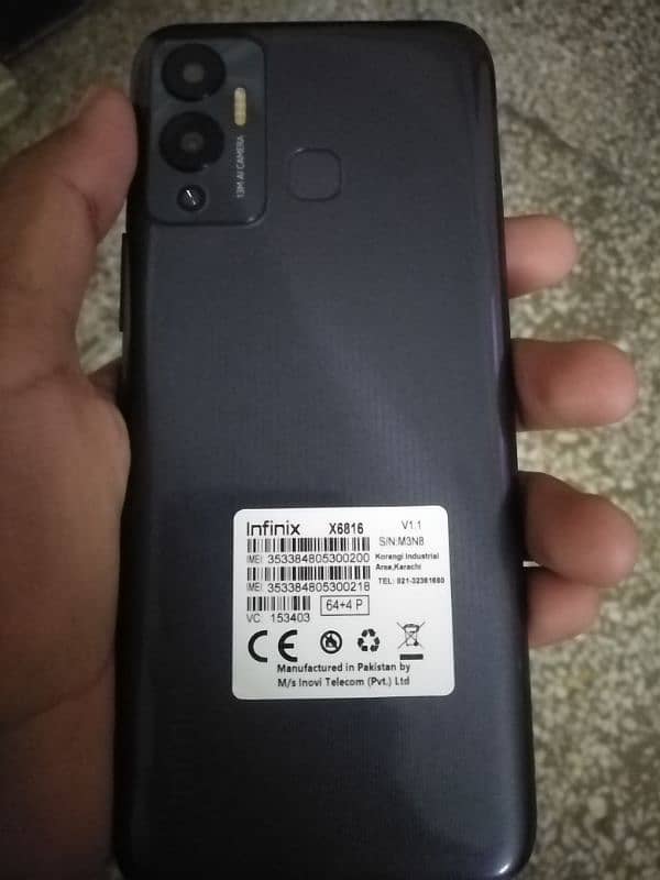 infinix hot 12 play Black colour 4