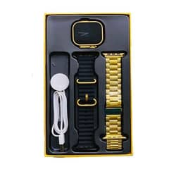 Hk-09 Smart Watches Ultra Gold Edition-1 Pc