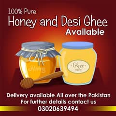 HONEY AND DESI GHEE