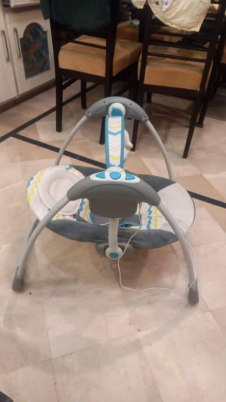 Electric Baby Cradle infant Swing Rocking Chair 2