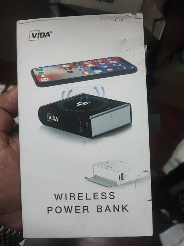 VIDA 10000 mAh Wireless Power Bank 0