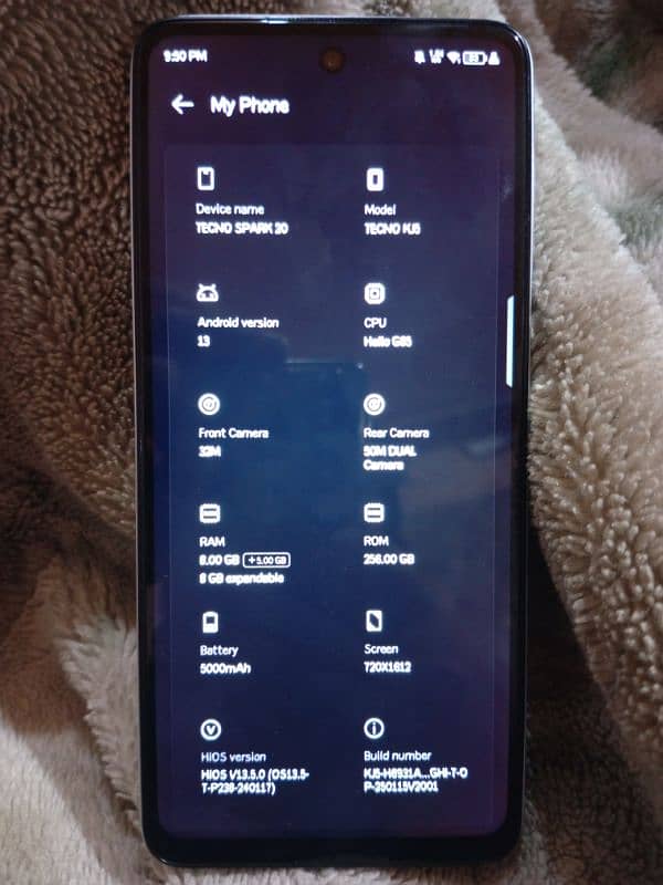Tecno Spark 20 8Gb 256Gb all box 5