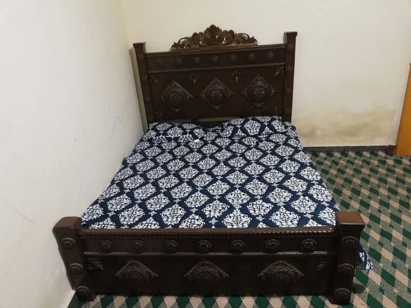 wooden bed 1