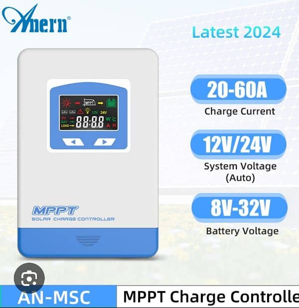 Anern 20A MPPT Solar Charge Controller 2