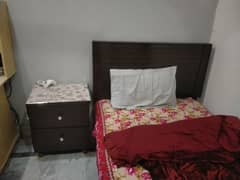 wooden single bed  for sale