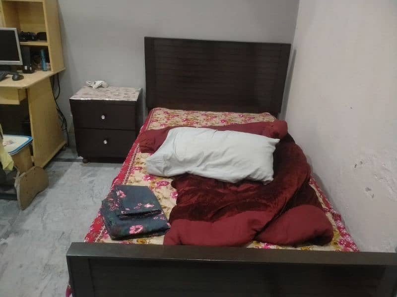 wooden single bed  for sale 6