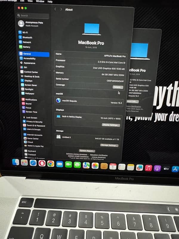 Macbook Pro 2019 4