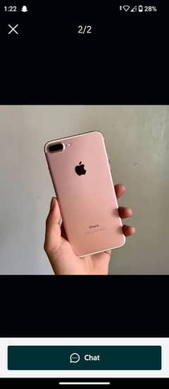 Iphone 7 plus pta approved 128GB Whatsapp 03221185228