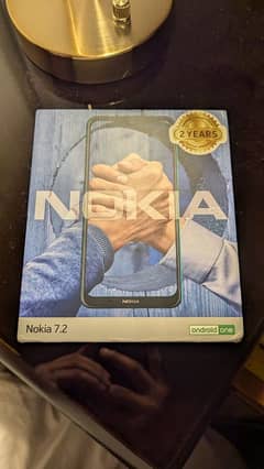 Nokia 7.2 with box excellent condition 6 Ram 128 rom