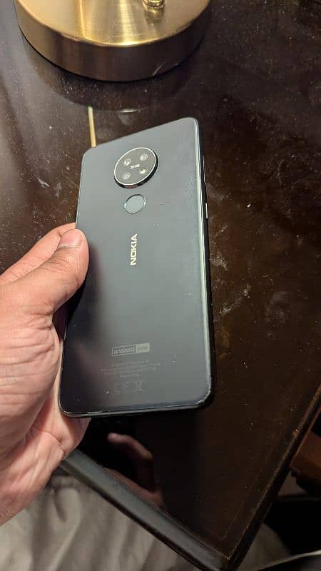 Nokia 7.2 with box excellent condition 6 Ram 128 rom 4