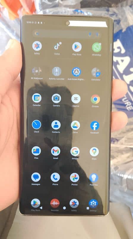 google pixel 6 pro line and dot on right top. non pta 1