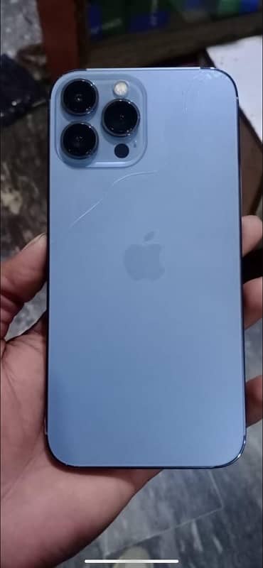 iPhone 13 Pro Max cirea blue color 128 gb Jv 2